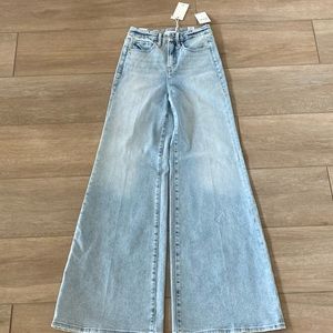 American waist Palazzo jeans.